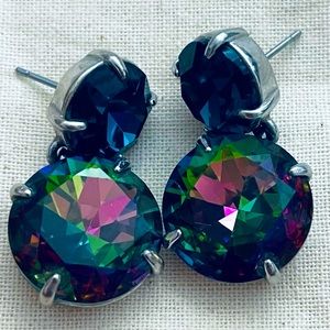 J Crew Double Stone Earrings
